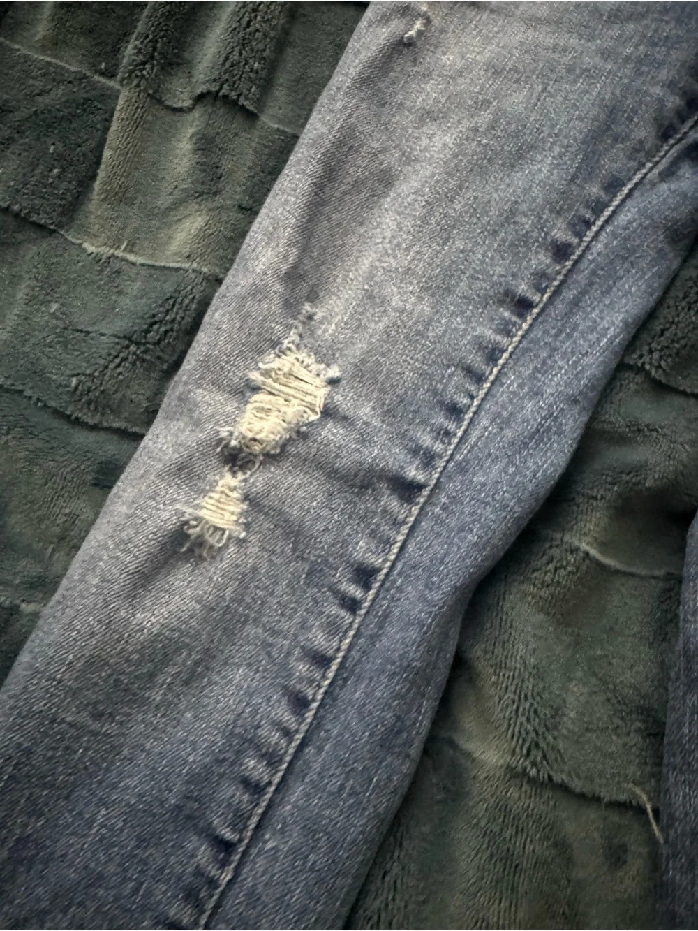 Kids Old Navy Light Blue Distressed Skinny Jeans